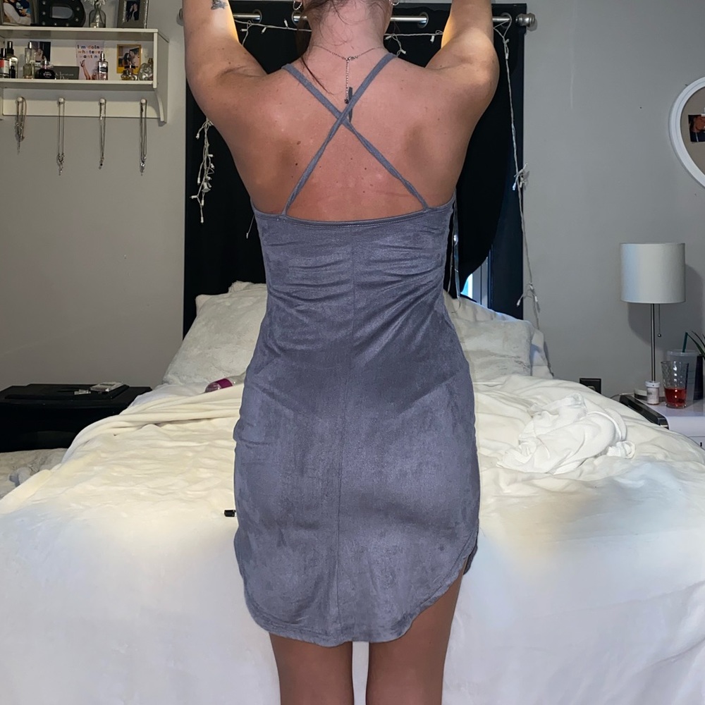 velvet soft material dress